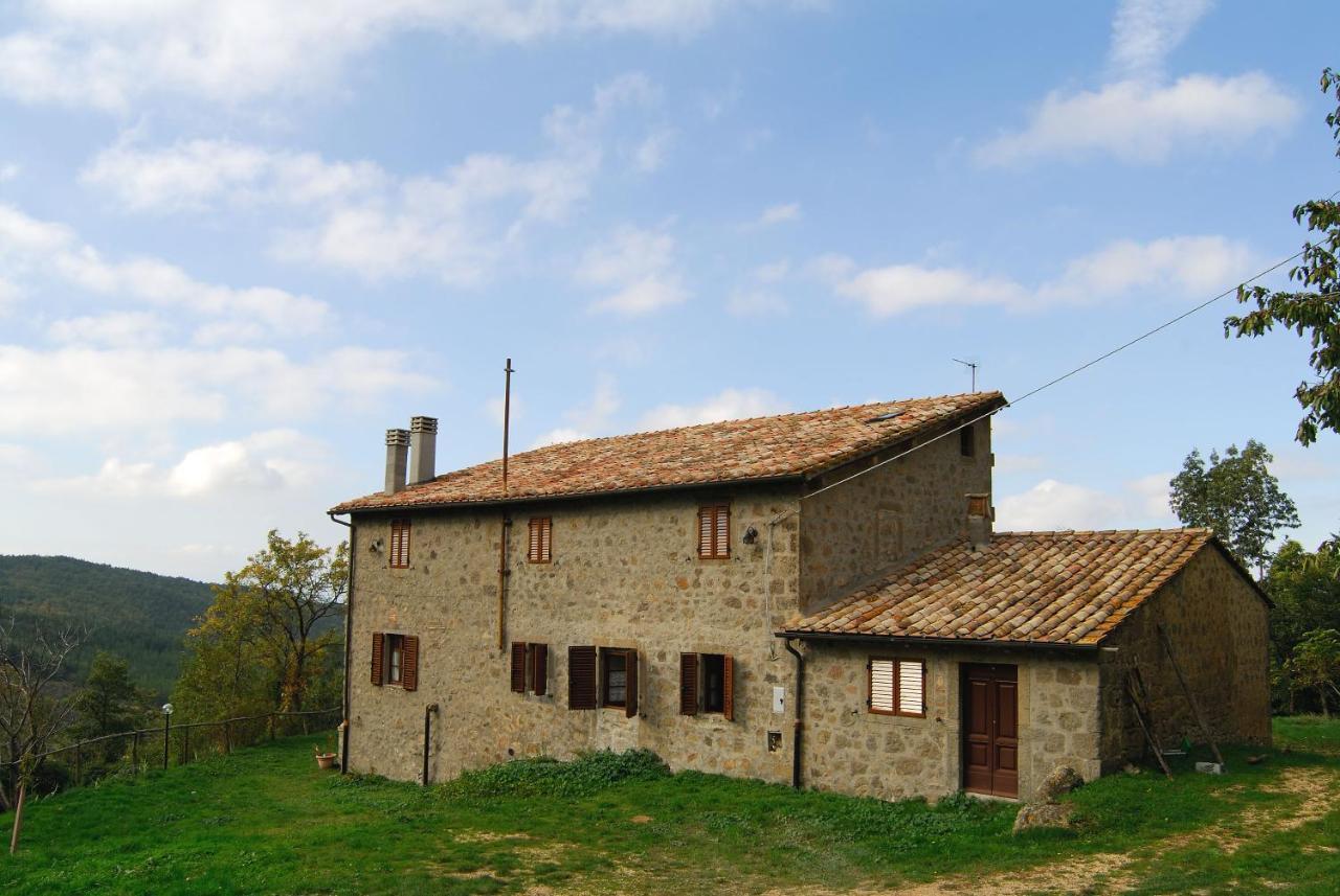 A Stay Surrounded By Greenery - Agriturismo La Piaggia - App 2 Bathrooms Vivo dʼOrcia Dış mekan fotoğraf